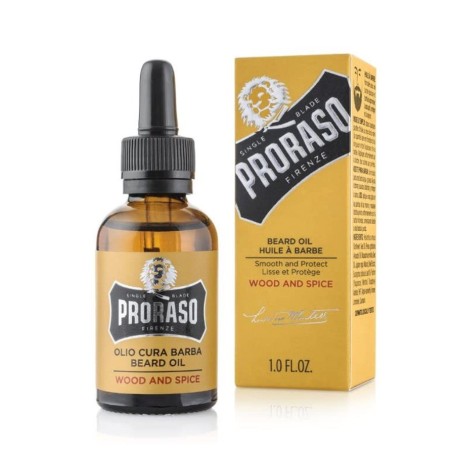 Olio Protettivo Da Barba Wood And Spice  Proraso