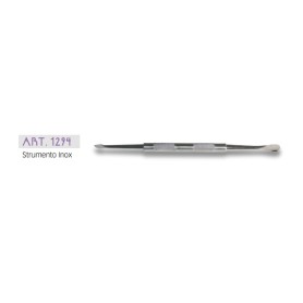 Baruffaldi Coltello Spingipelle Semplice Ferretto Doppio In Acciaio Inox Per Manicure art. 1294