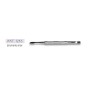 Baruffaldi Coltello Spingipelle Semplice Ferretto Doppio In Acciaio Inox Per Manicure art. 1293