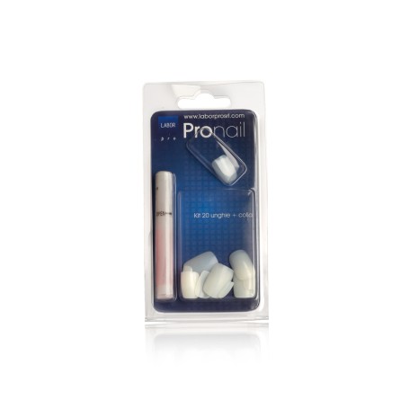 Kit 20 Unghie Finte + Colla