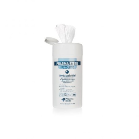 Pharma Steril Disinfetta Fazzoletti Fazzoletto Per Superfici 100 Strappi