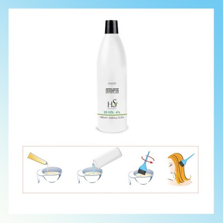 Hs Milano Ossidante Per La Colorazione Dei Capelli Oxy 20 Vol  980ml