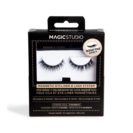 Magic Studio Ciglia finte magnetiche + eyeliner - Seductive effect
