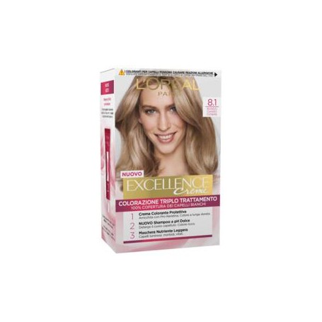 L'Oreal Paris Excellence  8.1 Biondo Chiaro Cenere