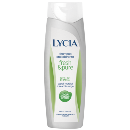 Lycia Shampoo Antiodore fresh & pure Capelli Morbidi 300 Ml