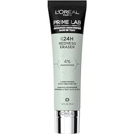 L'Oréal Paris Prime Lab, Primer Anti-Rossori, Per Pelli Chiare, Durata Fino a 24H