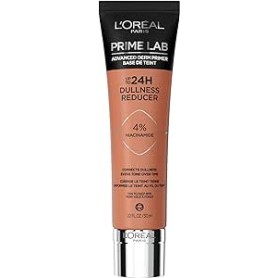 L'Oréal Paris Prime Lab, Primer Primer Illuminante, Per Pelli da Abbronzate a Scure, Durata Fino a 24H