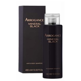 Arrogance Mineral Black Parfum Intense Pour Homme hair & body shampoo 400ml
