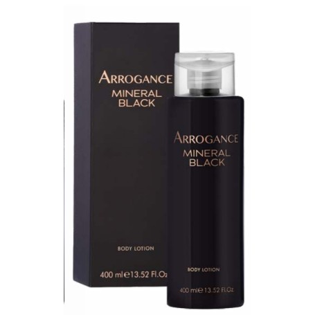 Arrogance Mineral Black Parfum Intense Pour Homme body lotion 400ml