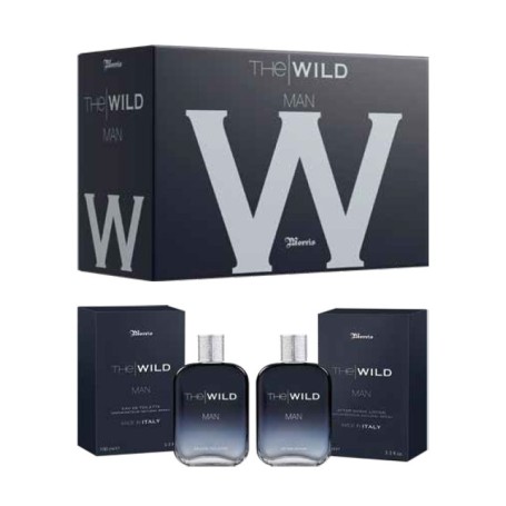 Morris kit Natale The wild man eau de toilette 100ml + after shave 100ml