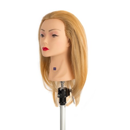Labor pro testastudio I113 40Cm capelli veri biondo chiaro