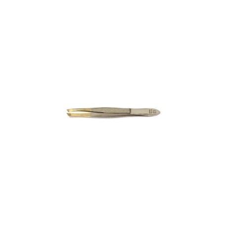 Wal Pinzetta Nichel/Oro Satinato Retta Stretta 7333/S