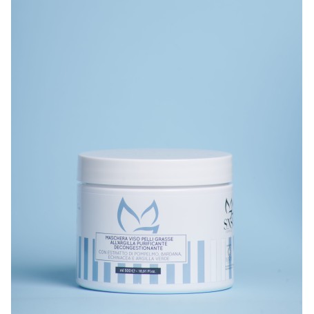 SNS Maschera viso pelli grasse all’argilla purificante decongestionante