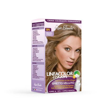 Renee Blanche Shampoo Linfacolor Cream Colore Vivo 8N Biondo Chiaro