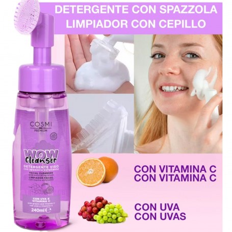 COSMI  Cleanser Mousse Detergente Con Uva e Vitamina C
