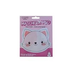 COSMI Maschera Viso in Tessuto Gattino