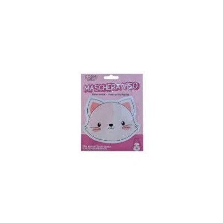 COSMI Maschera Viso in Tessuto Gattino