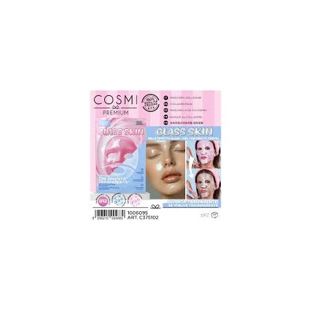 COSMI MASCHERA VISO GLASS SKIN - ACIDO IALURONICO