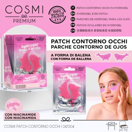 COSMI Hydrogel Patch Occhi Niacinamide "Balena"