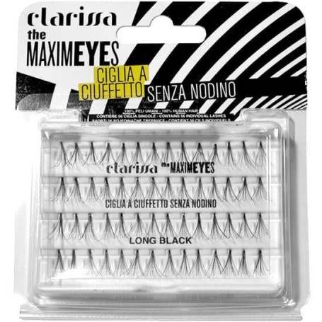Clarissa Ciglia Maximeyes Doppie Ciuffetto Nere Senza Nodino - Short