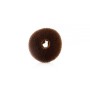Ciambella Piccola Acconciatura Castano 8 Cm - Labor