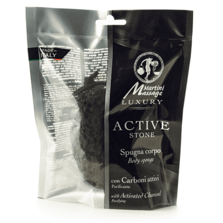 Martini Spa - Spugna Morbida Per Corpo Al Carbone Attivo