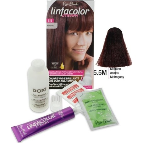 Renee Blanche Shampoo Linfacolor Cream Colore Vivo 5.5 Mogano