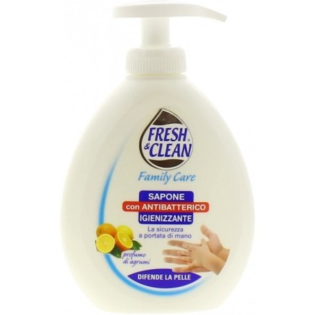 Fresh & Clean Sapone Liquido Igienizzante Profumo Di Agrumi 300 Ml
