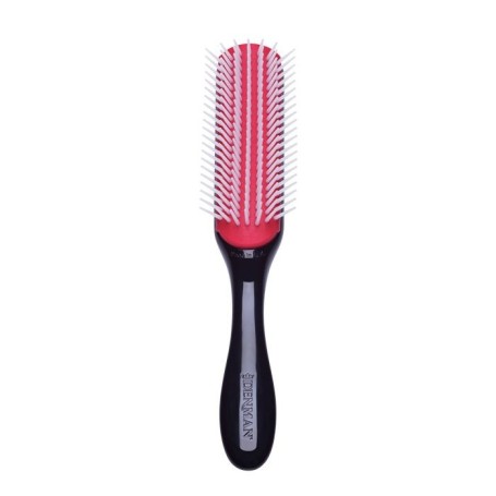 Denman D3 Original Styler 7 Row Brush Black And Red