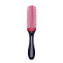 Denman D3 Original Styler 7 Row Brush Black And Red